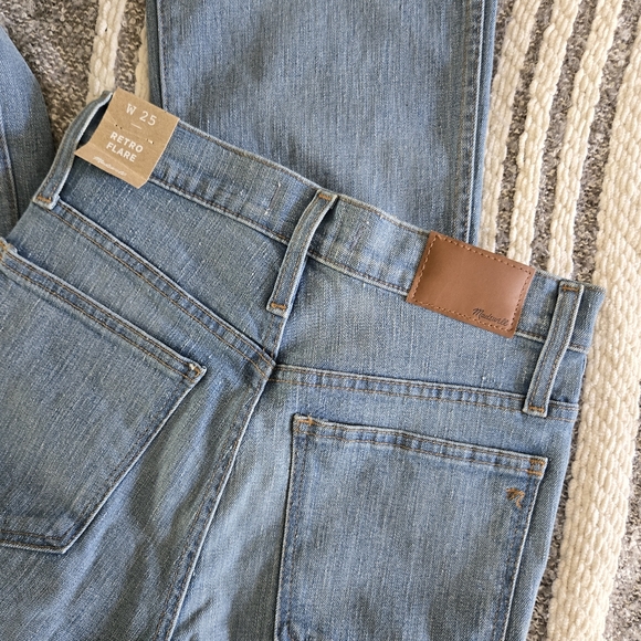 Madewell Retro Flair Denim Jeans NWT - Picture 3 of 3